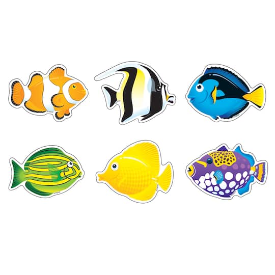 Trend Enterprises&#xAE; Fish Mini Accents Variety Pack, 6 Pack